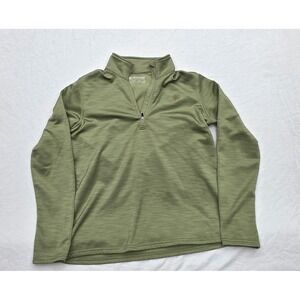Ariat Tek Green Longsleeve Active 1/4 Zip Shirt Size Medium